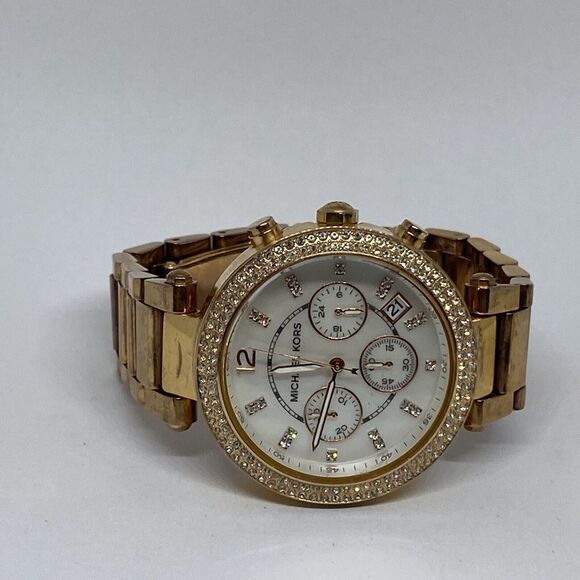 Michael Kors Parker MK5491 Women's Stainless Steel Analog Dial Quartz Watch MP53 - Picture 7 of 12